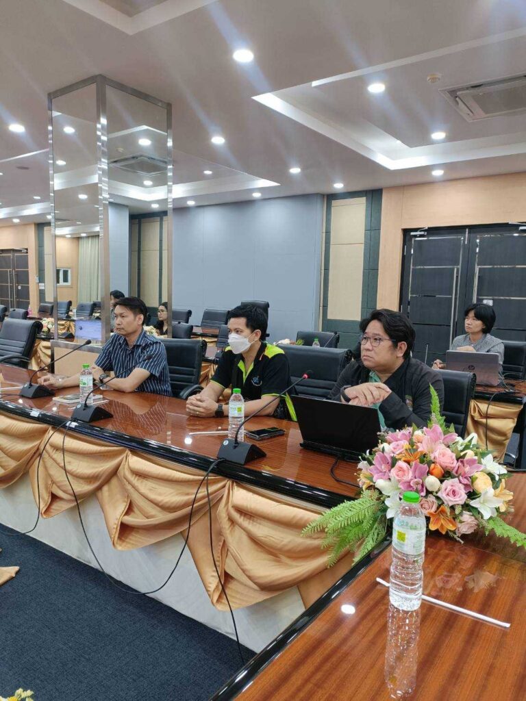 การประชุมหารือการดำเนินการพัฒนาเว็บไซต์กองกลาง